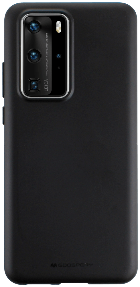 Huawei P40 Pro szilikon tok gyári MERCURYCASE fekete