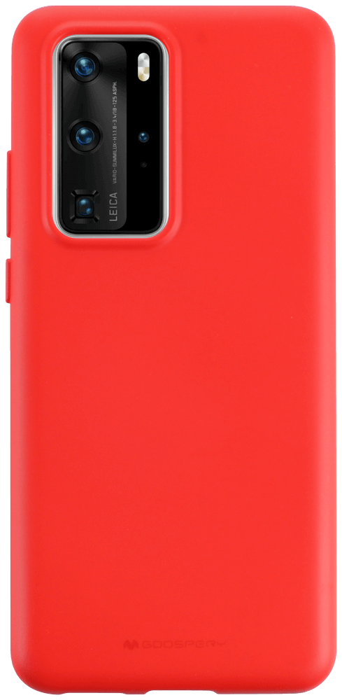 Huawei P40 Pro szilikon tok gyári MERCURYCASE piros
