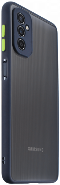 Samsung Galaxy M52 5G (SM-M526BR) kemény hátlap Vennus Button Bumper sötétkék