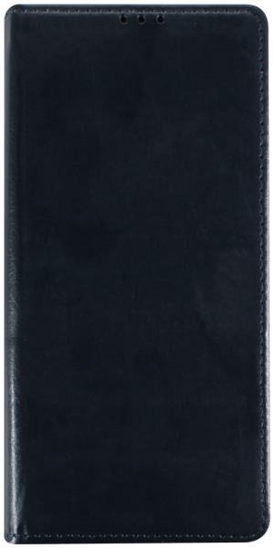 Samsung Galaxy S20 Ultra 5G (SM-G988B) oldalra nyíló flipes bőrtok valódi bőr sötétkék