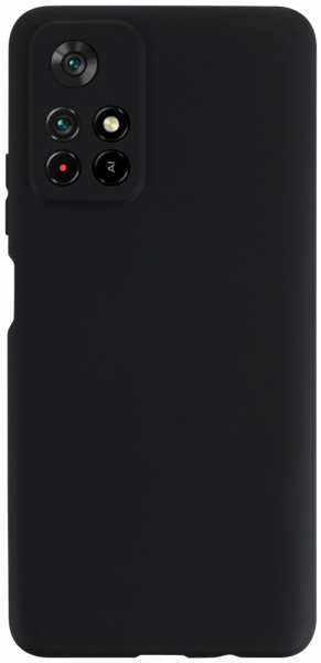 Xiaomi Poco M4 Pro 5G szilikon tok kameravédővel matt fekete