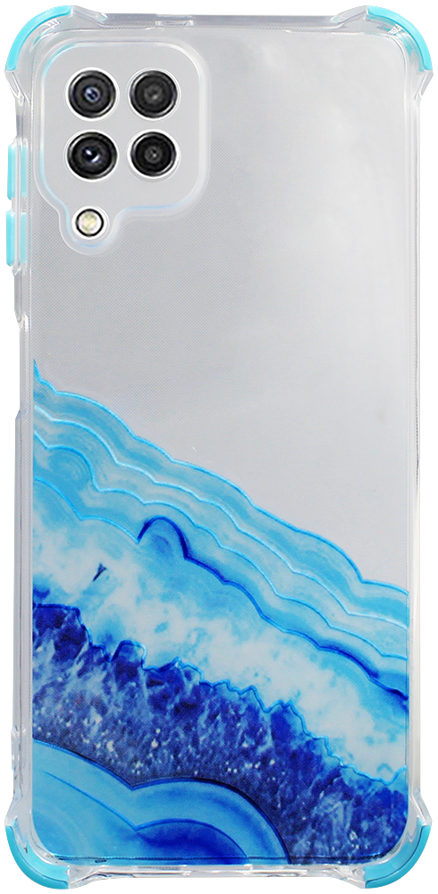 Samsung Galaxy M32 (SM-M325F) extra ütésálló Akvarell TPU telefontok -- 313341