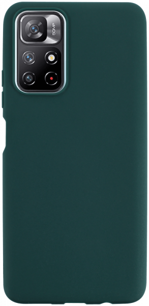 Xiaomi Redmi Note 11S 5G szilikon tok matt sötétzöld