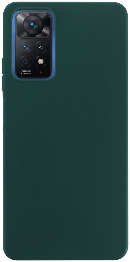 Xiaomi Redmi Note 11 Pro 5G szilikon tok matt sötétzöld