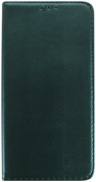 Samsung Galaxy A12 (SM-A125F) oldalra nyíló flipes bőrtok asztali tartó funkciós sötétzöld