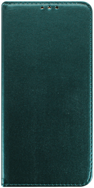 Samsung Galaxy A13 5G (SM-A136) oldalra nyíló flipes bőrtok asztali tartó funkciós sötétzöld