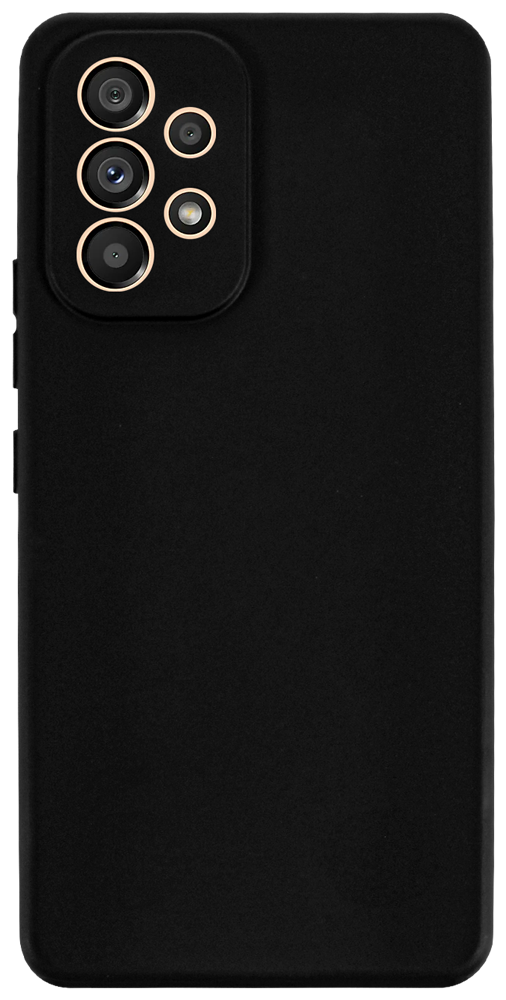 Samsung Galaxy A53 5G (SM-A5360) szilikon tok kameravédővel matt fekete