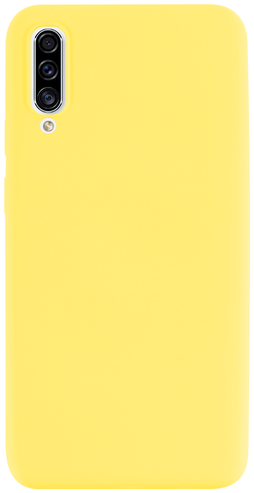 Samsung Galaxy A50 (SM-505) szilikon tok matt sárga