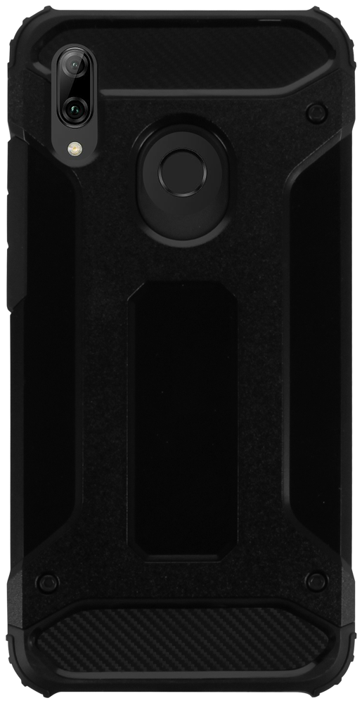 Huawei Honor 10 Lite ütésálló tok légpárnás sarkas, hibrid Forcell Armor fekete