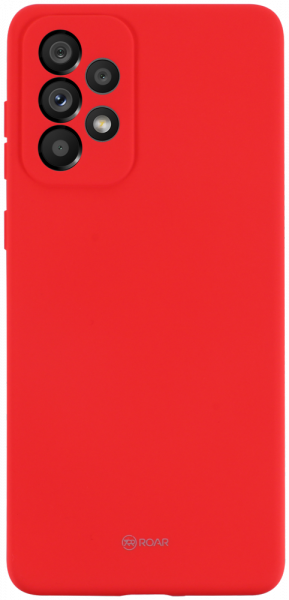 Samsung Galaxy A73 5G (SM-A736B) szilikon tok gyári ROAR kameravédővel piros