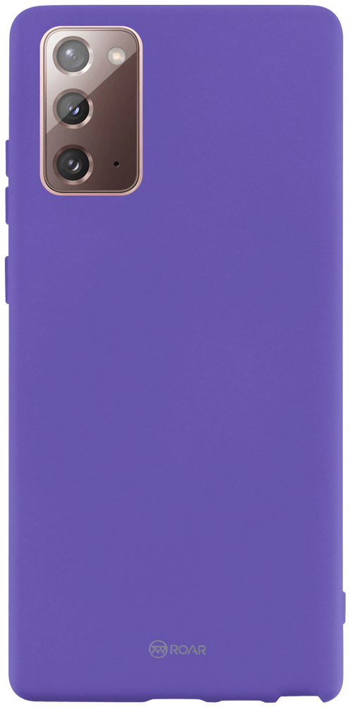 Samsung Galaxy Note 20 5G (SM-N981B) szilikon tok gyári ROAR lila