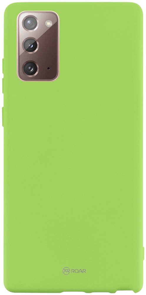 Samsung Galaxy Note 20 (SM-N980F) szilikon tok gyári ROAR világoszöld