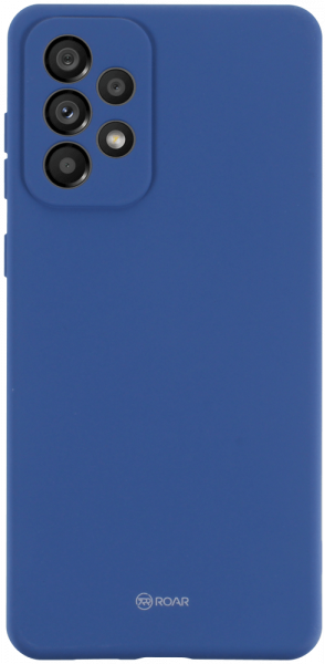 Samsung Galaxy A73 5G (SM-A736B) szilikon tok gyári ROAR kameravédővel sötétkék