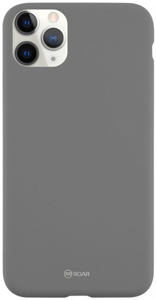 Apple iPhone 11 Pro Max szilikon tok gyári ROAR szürke