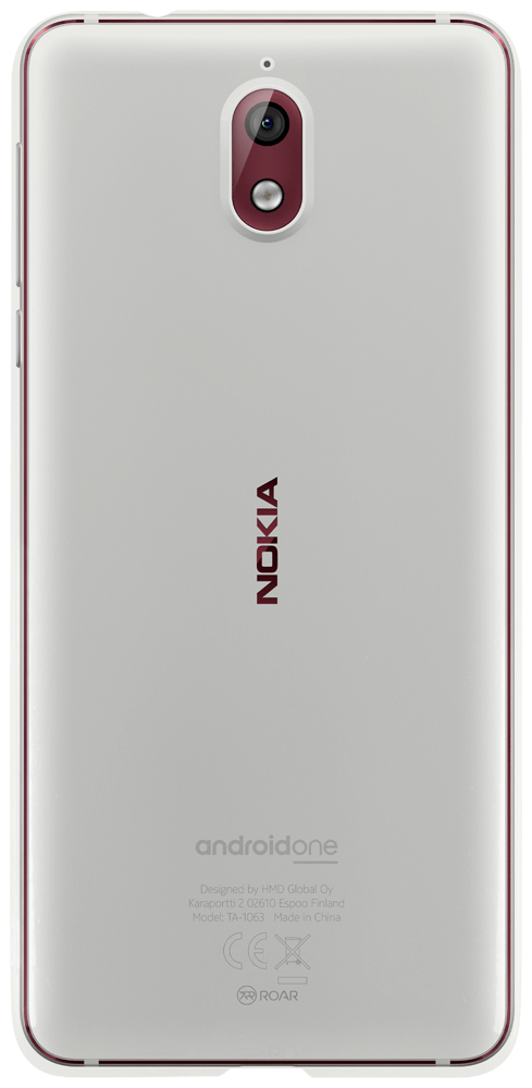 Nokia 3 2018 (Nokia 3.1) szilikon tok gyári ROAR átlátszó