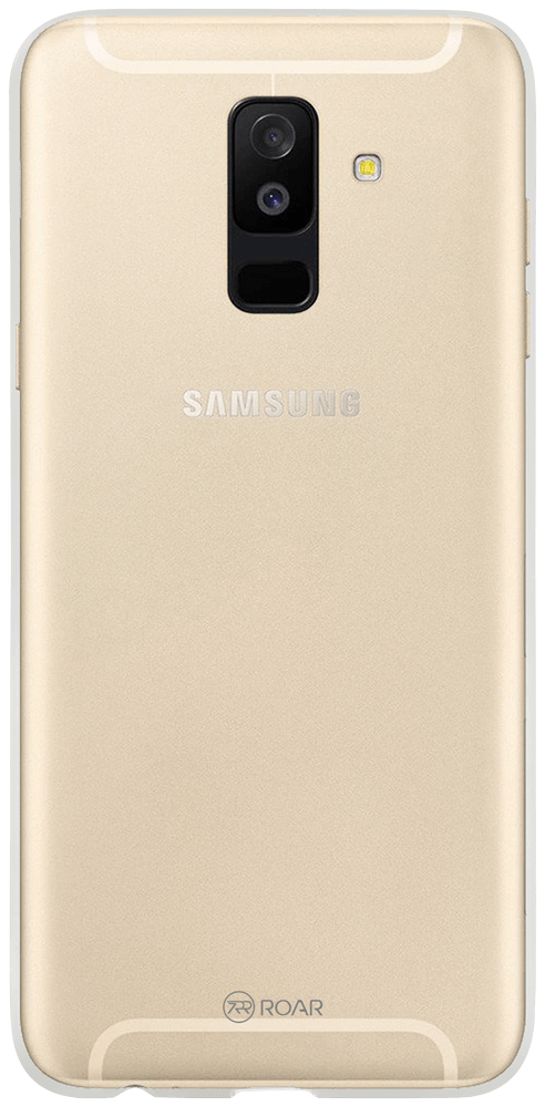 Samsung Galaxy A6 Plus 2018 Dual (A605) szilikon tok gyári ROAR átlátszó