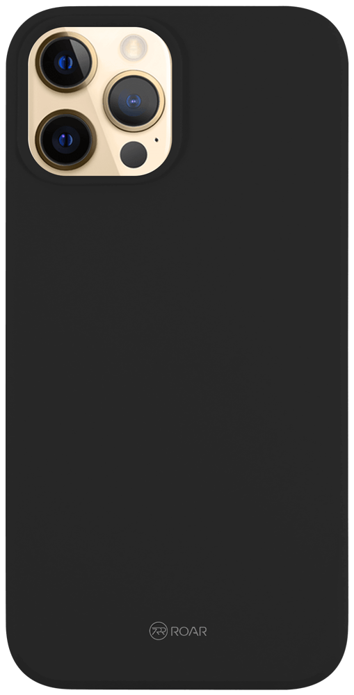 Apple iPhone 12 Pro Max szilikon tok gyári ROAR fekete