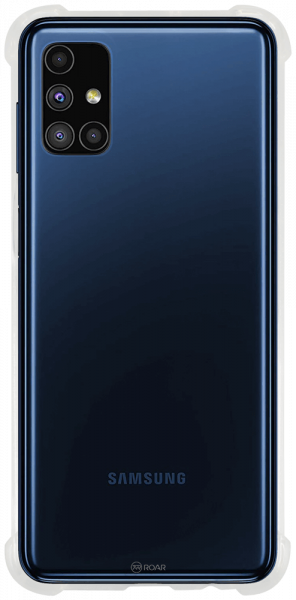 Samsung Galaxy M51 (SM-M515F) kemény hátlap gyári ROAR légpárnás sarok átlátszó