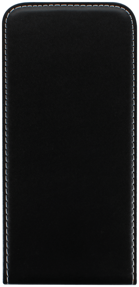 Huawei P40 Lite lenyíló flipes bőrtok fekete