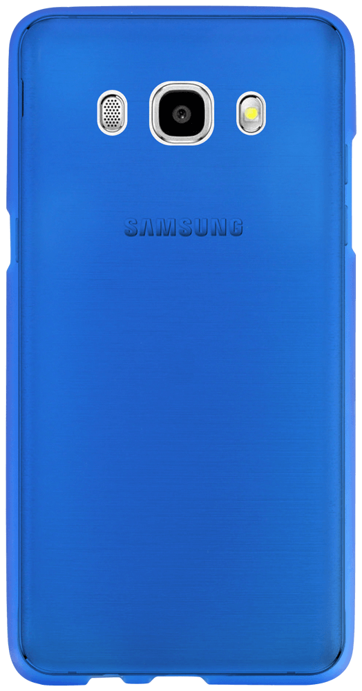 Samsung Galaxy J5 2016 (J510) szilikon tok matt-fényes keret kék