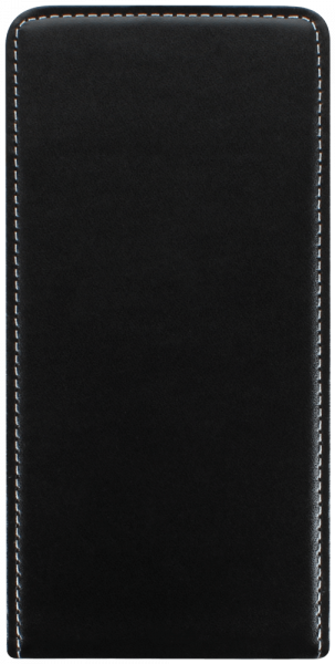 Huawei P Smart 2020 lenyíló flipes bőrtok fekete