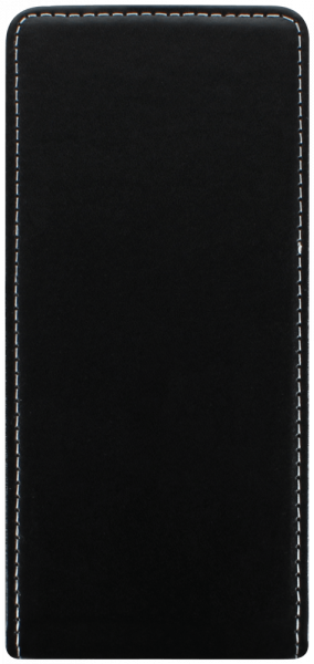 Xiaomi Mi 9 Lite lenyíló flipes bőrtok fekete