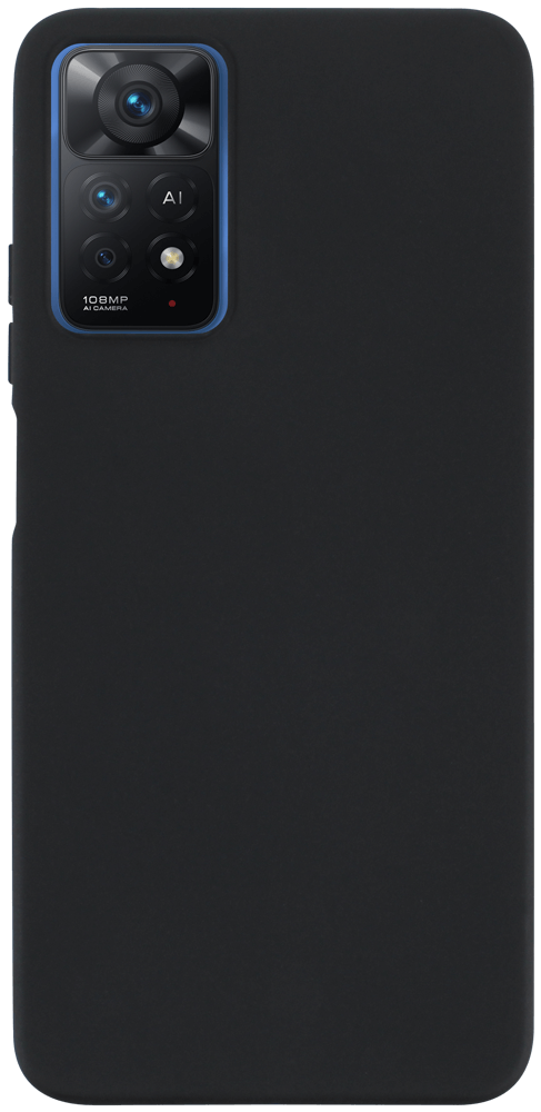 Xiaomi Redmi Note 11 Pro 5G szilikon tok matt fekete