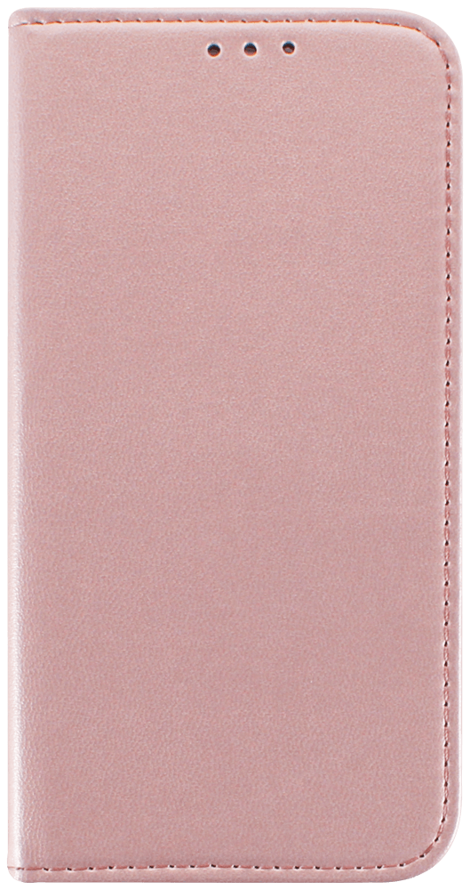 Apple iPhone 14 oldalra nyíló flipes bőrtok asztali tartó funkciós rozéarany