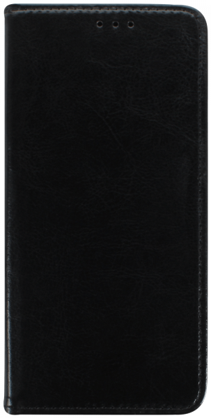 Samsung Galaxy M40 ( M405F) oldalra nyíló flipes bőrtok valódi bőr fekete