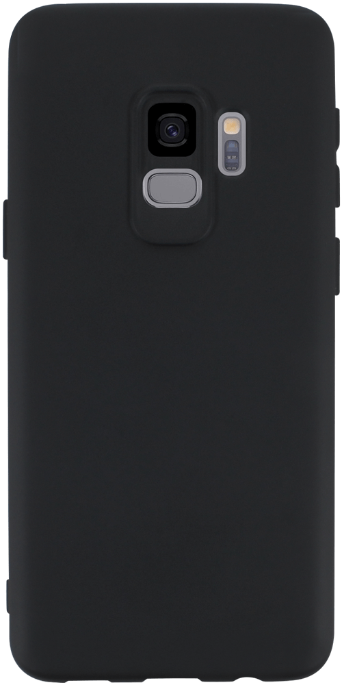 Samsung Galaxy S9 (G960) szilikon tok kameravédővel matt fekete