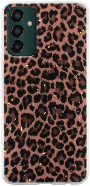 Samsung Galaxy M23 5G (SM-M236B) kemény hátlap Gold Glam Leopard