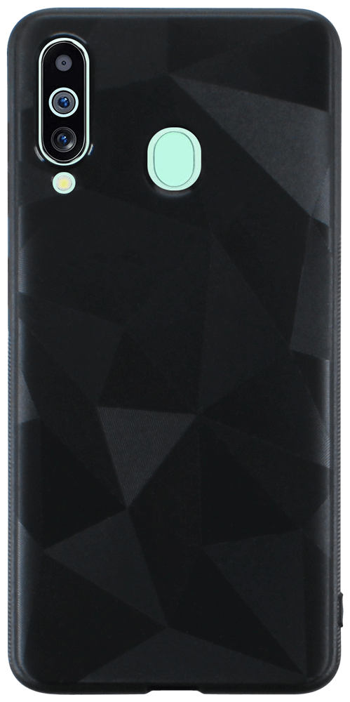 Samsung Galaxy A60 (SM-A6060) szilikon tok gyémánt mintás fekete