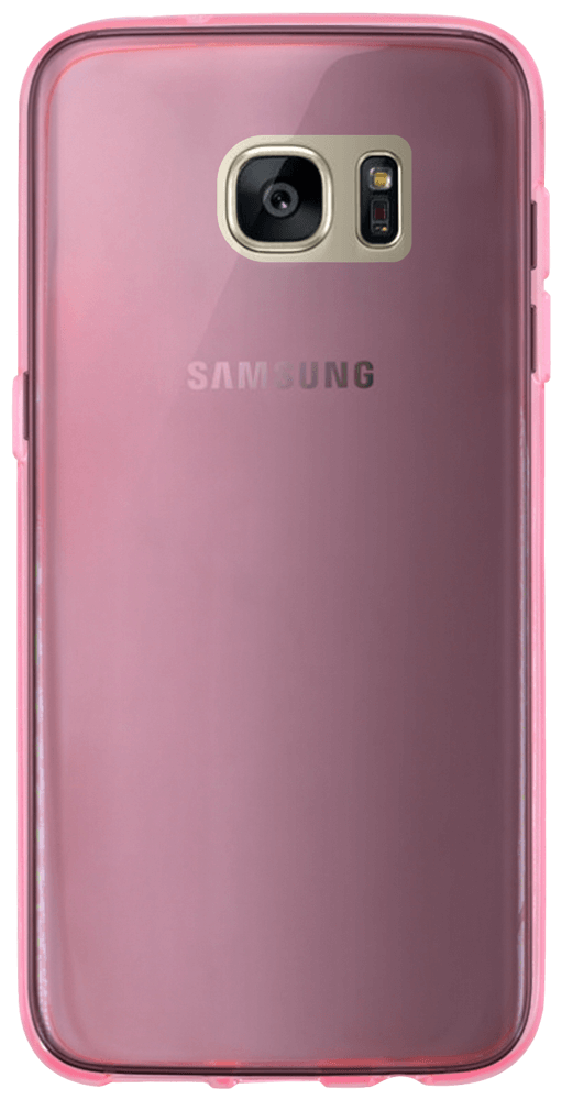 Samsung Galaxy S7 (G930) szilikon tok átlátszó rózsaszín