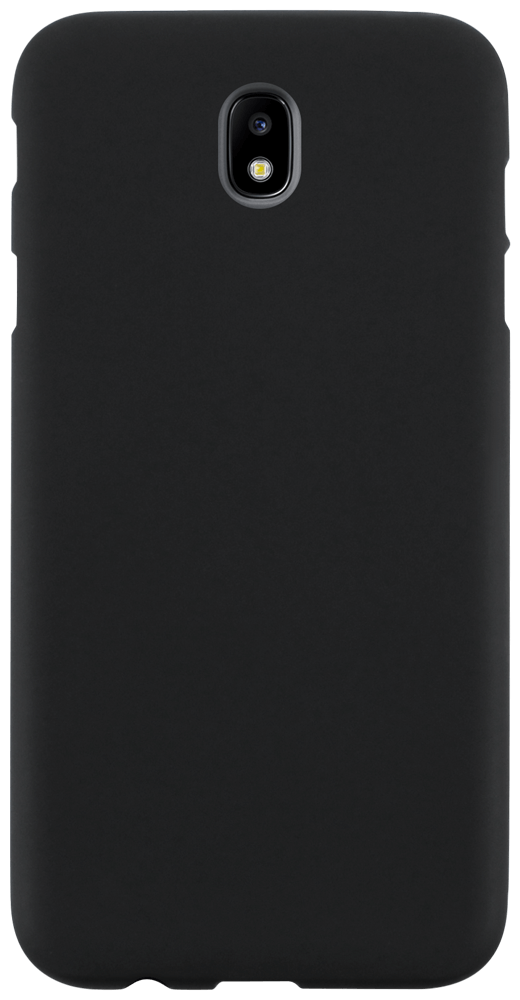 Samsung Galaxy J7 2017 (J730) szilikon tok matt-fényes keret fekete
