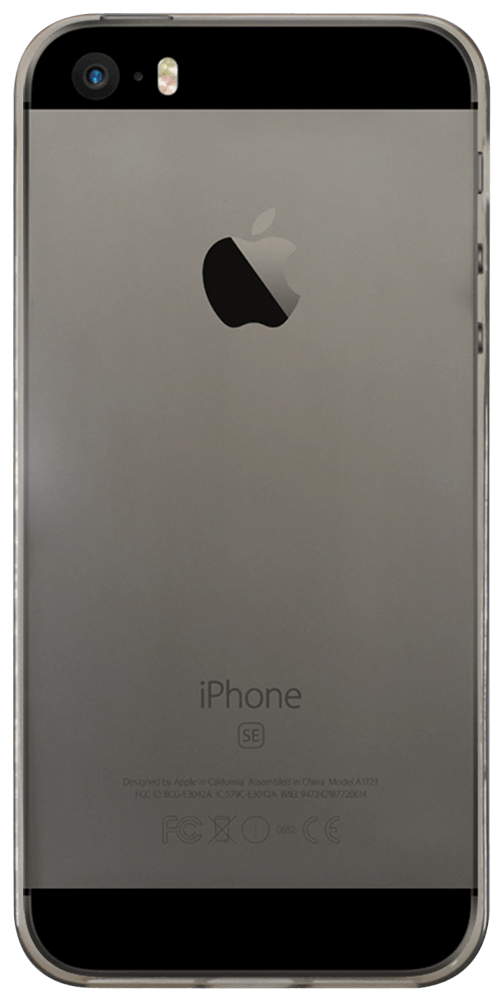 Apple iPhone 5S szilikon tok átlátszó füstszínű