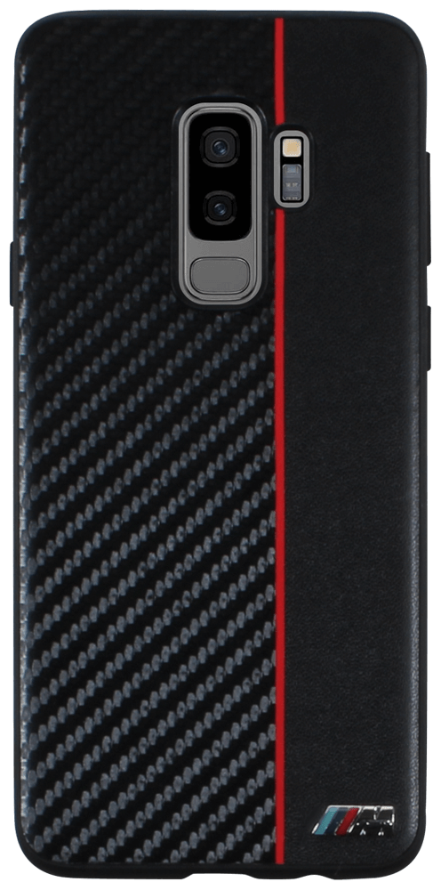 Samsung Galaxy S9 Plus (G965) kemény hátlap gyári CG MOBILE BMW M karbon mintás fekete