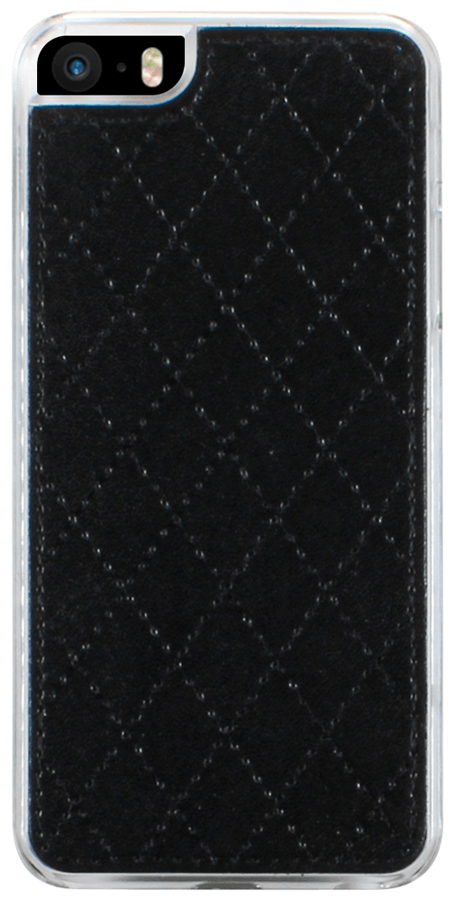 Apple iPhone SE (2016) kemény hátlap gyári KRUSELL bőr hátlap fekete