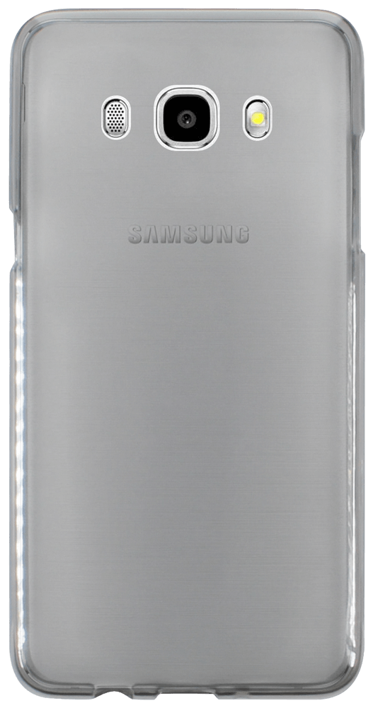 Samsung Galaxy J5 2016 (J510) szilikon tok matt-fényes keret füstszínű
