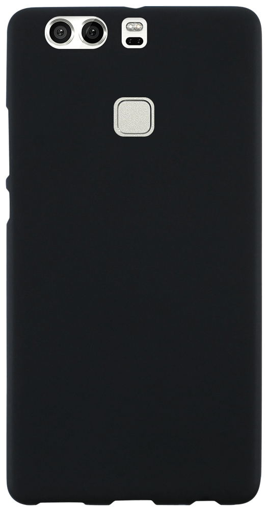 Huawei P9 Plus (VIE-L09) szilikon tok matt-fényes keret fekete