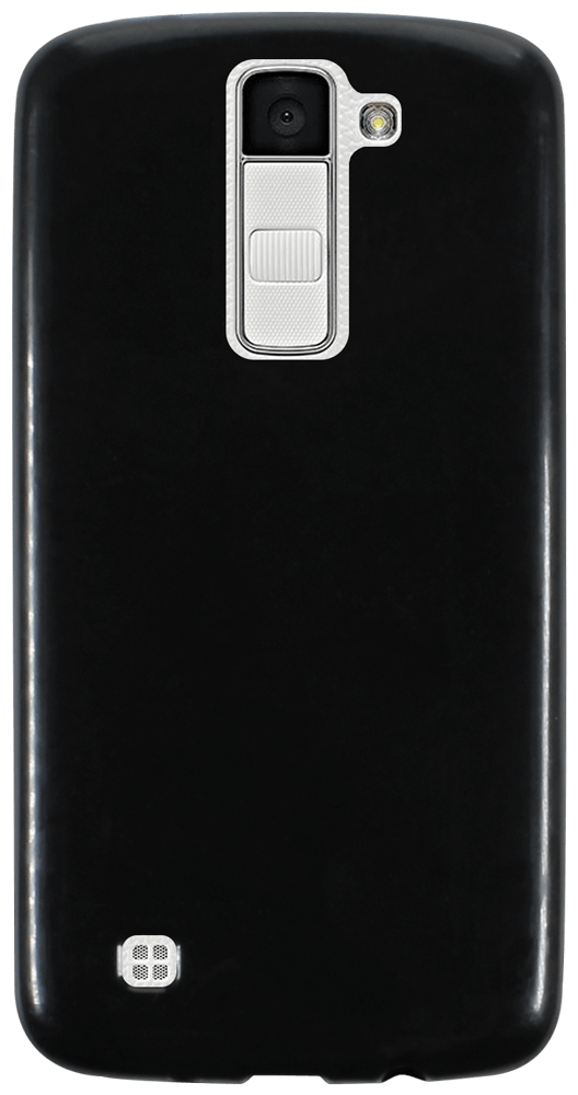 LG K8 (K350n) szilikon tok fényes fekete