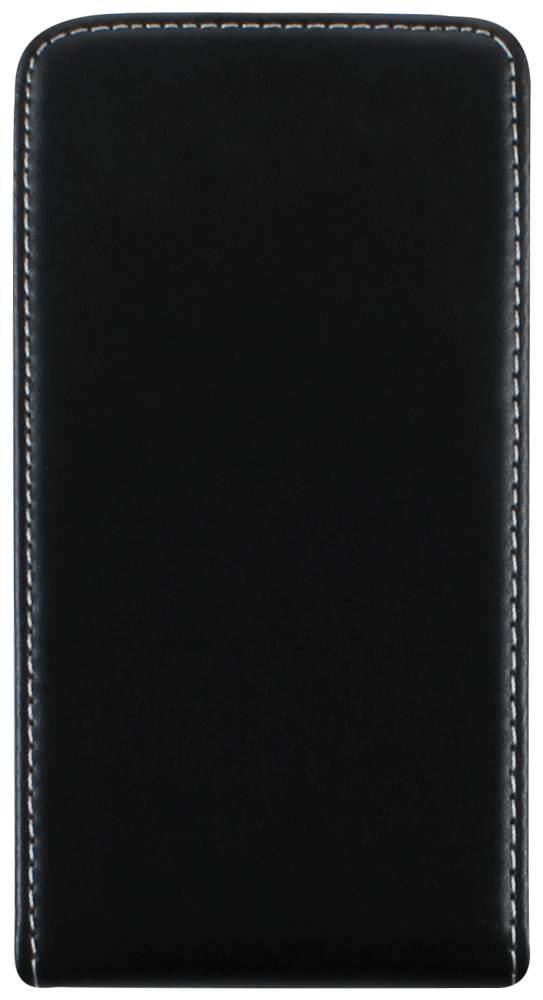 Samsung Galaxy J1 2016 (J120) lenyíló flipes bőrtok fekete