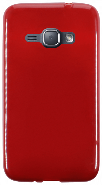 Samsung Galaxy J1 2016 (J120) szilikon tok fényes piros