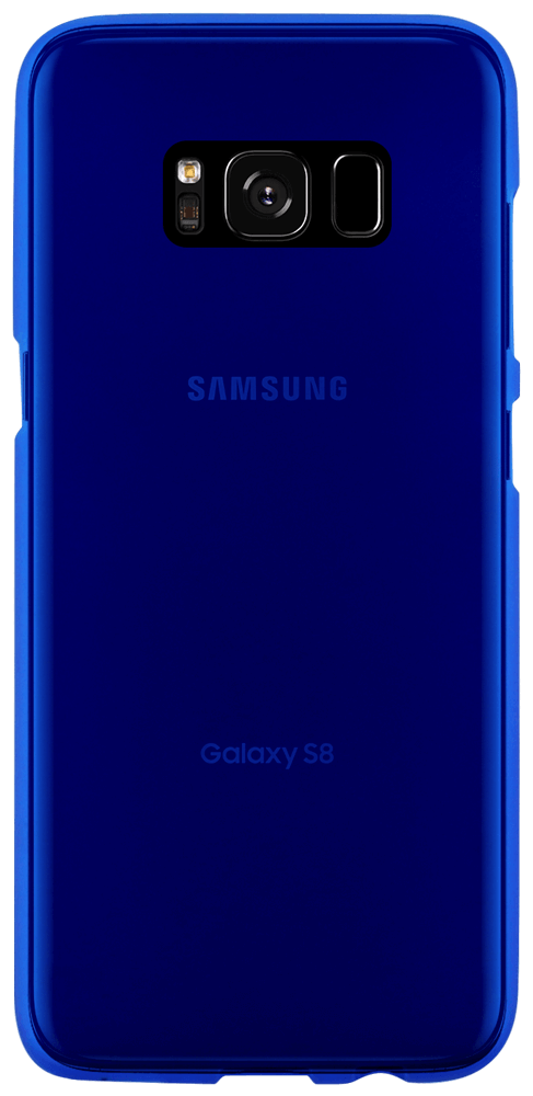 Samsung Galaxy S8 (G950) szilikon tok matt-fényes keret kék