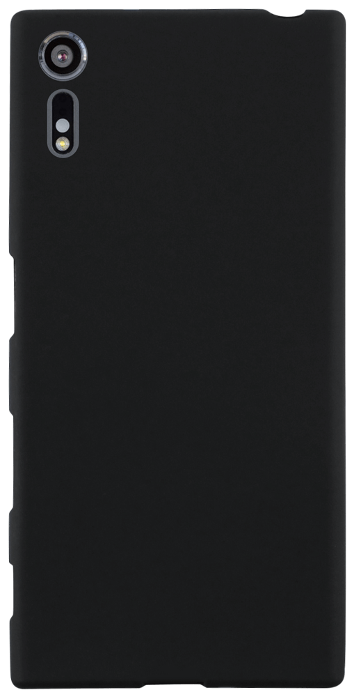 Sony Xperia XZ (F8331) szilikon tok matt-fényes keret fekete