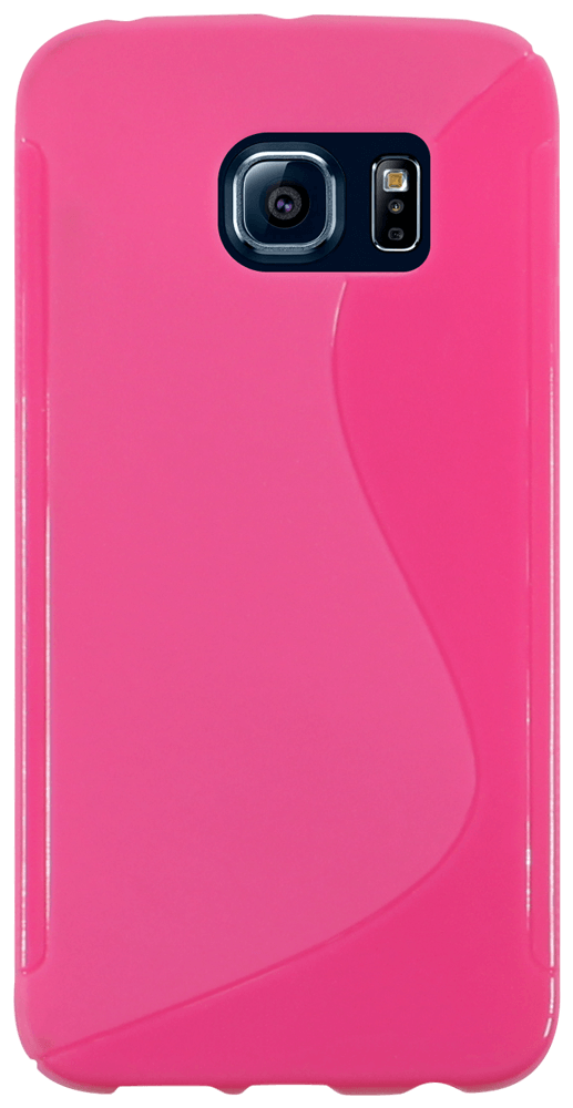 Samsung Galaxy S6 Edge (G925) szilikon tok s-line rózsaszín
