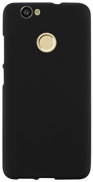 Huawei Nova Dual szilikon tok matt-fényes keret fekete