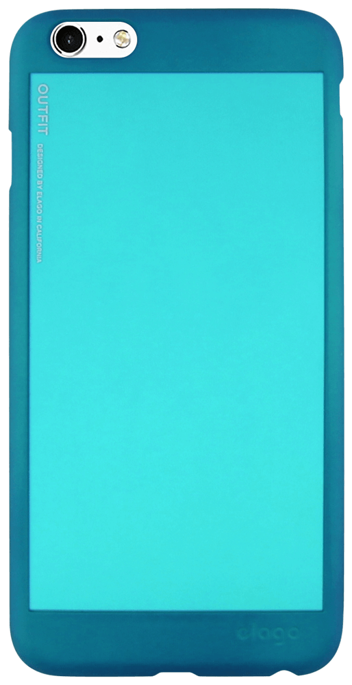Apple iPhone 6 Plus kemény hátlap fém hátlappal kék