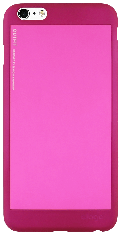 Apple iPhone 6S Plus kemény hátlap fém hátlappal rózsaszín