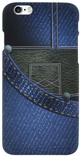 Apple iPhone 6 kemény hátlap farmer mintás kék