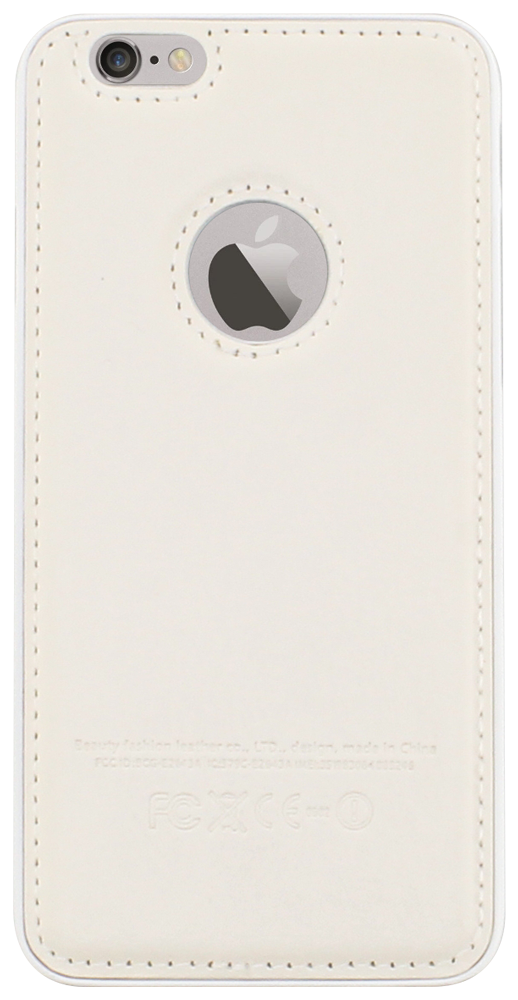 Apple iPhone 6 kemény hátlap logó kihagyós fehér